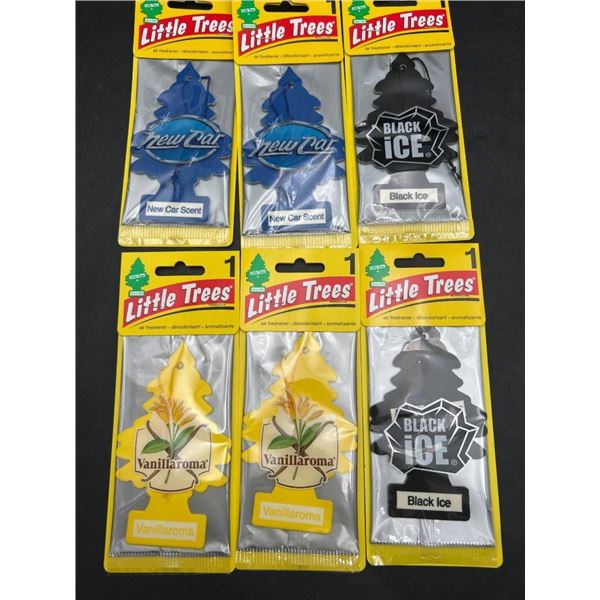 Set Of 6 Little Trees Air Fresheners in Various Scents
