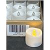 Image 3 : 12 PCS LED Flameless Flickering Tea Lights Votive Candle Battery Operated/Electric Flicker LED Teali