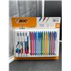 Image 1 : BIC Cristal 4-Color Ballpoint Pen Set, Pack of 30