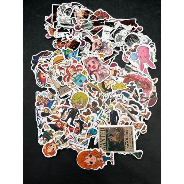 Assorted Anime Character Stickers Set With Various Designs
