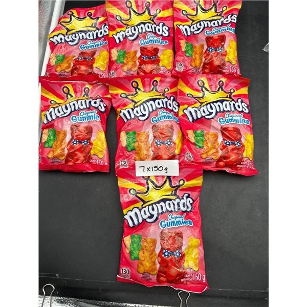 Maynards Sour Gummies Set of 7 x 150g Bags