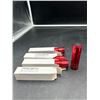 Image 3 : LED Nine-Lights Mini Aluminum Flashlights in Red – Lot of Four