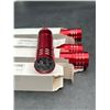 Image 2 : LED Nine-Lights Mini Aluminum Flashlights in Red – Lot of Four