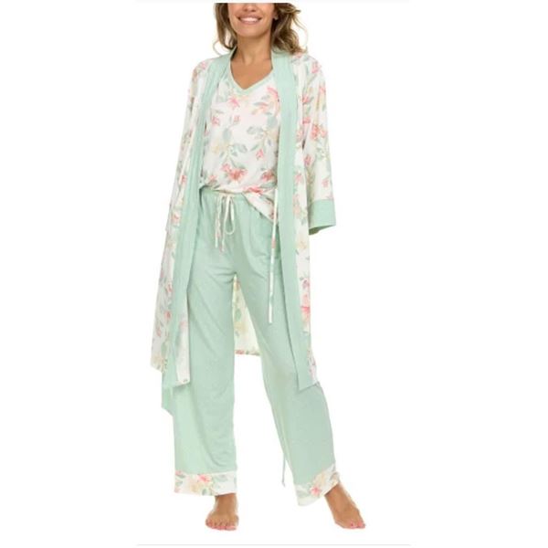 Flora Nikrooz Women’s 3 Piece Lounge Set– Size M/M