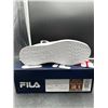 Image 4 : Fila Unlock Court Women’s Sneakers, US Size 9, White/Navy/Red