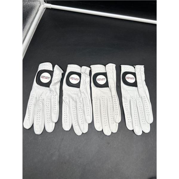 Set of Four Golf Gloves with Velcro Closure, Size Small