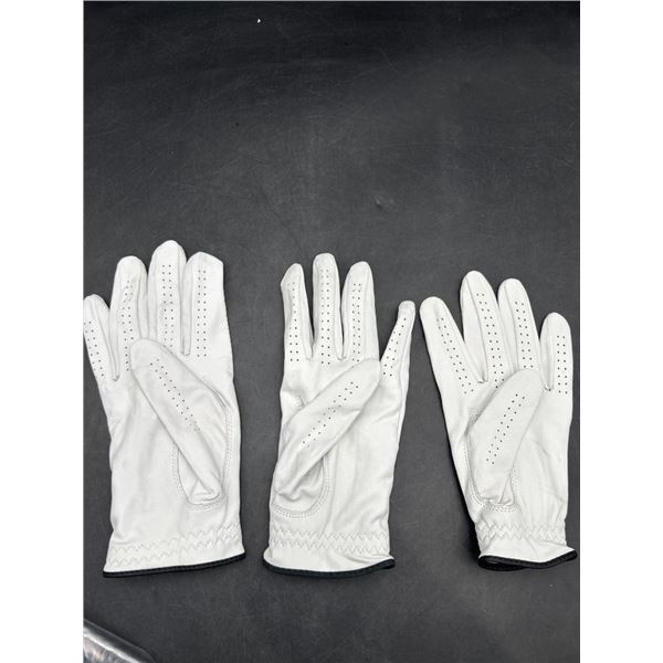 Set of Three Golf Gloves by Kirkland Signature Various Sizes