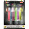 Image 2 : Set of 4 Colorflame Birthday Candles Packs with 12 Pieces Each