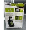 Image 3 : Vtech Dect 6.0 2-Handset Cordless Phone System with Caller ID, Backlit Keypad and Screen(CS6114-21),