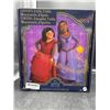 Image 2 : Mattel Disney Wish Toys, Best Friends Tea Time Playset with Asha & Dahlia of Rosas Dolls, 2 Figures,