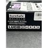 Image 2 : SureSafe Selects Lucid Clear Vinyl Gloves 100 Count, Small, 3.5 MIL