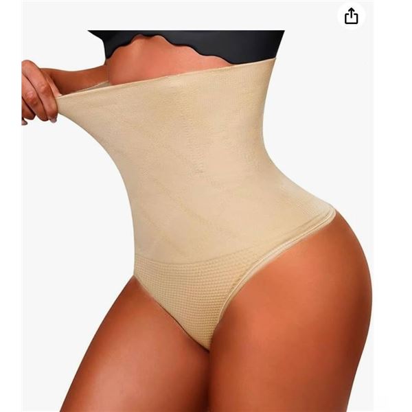 IKNIYO Tummy Control Thong Shapewear for Women High-Waist Thong Underwear Seamless Shaping Body Shap