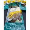 Image 2 : Co-op Gold Flock-Lined Latex Gloves – Small – Lot of 6