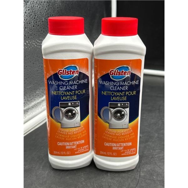 Glisten Washing Machine Cleaner Liquid Formula, 2 x 354ml