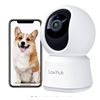 Image 1 : Laxihub  360° View 2K Pet Camera with Phone App, Indoor Security Camera, P2T Baby Monitor, Pan/Tilt,