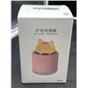 Image 2 : Desk Humidifier, Mini Humidifier 300ML USB Cat Shape Desk Humidifier with 2 LED Colors Night Light 2