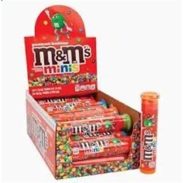 M&M’s Minis Peanut Butter Candy Tubes 24 x 49 g