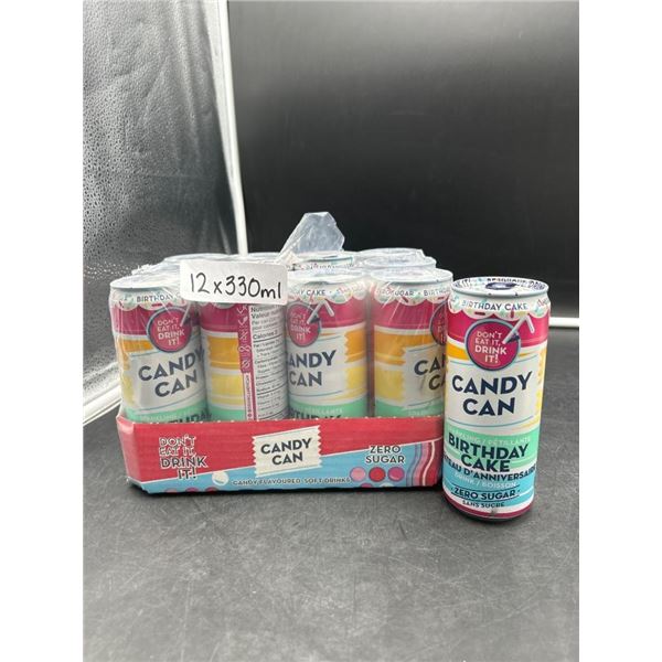 Candy Can Birthday Cake Sparkling Drink 12 x 330ml