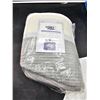 Image 2 : Comfy Homi Set of 2 Cotton Rope Storage Baskets in White and Light Grey