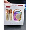 Image 2 : Wireless Mini Karaoke Machine Model A5 with Two Microphones