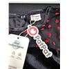 Image 2 : PatPat Black Velvet Dress With Red Heart Details for 9-10Y