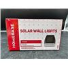 Image 1 : Homebase Solar Wall Lights 3 Pack With White LED