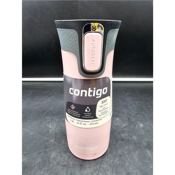Contigo West Loop 16 oz Autoseal Travel Mug, Pink