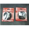 Image 1 : Shepherd 2-1/2 Inch (64mm) Carpet Base Metal Caps – Model 8082 – 2x 4-Pack