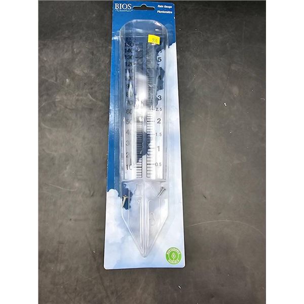 BIOS Weather Rain Gauge Model RG-3 with Metric and Imperial Scales