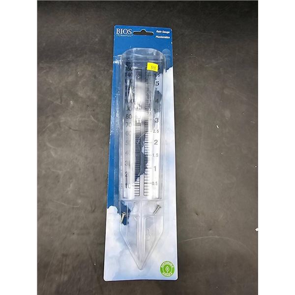 BIOS Weather Rain Gauge Model RG-3 with Metric and Imperial Scales