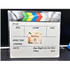 Image 2 : Colorful Film Clapboard With Acrylic Writing Surface and Printed Details
