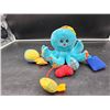 Image 1 : Multicolor Octopus Plush Toy With Attachments by Halbrand