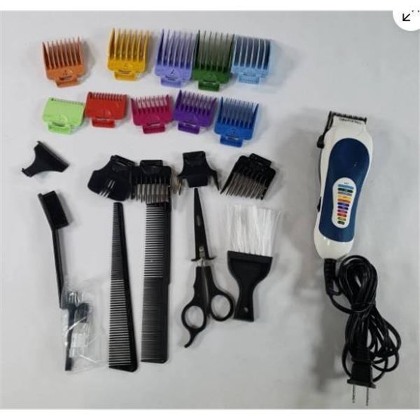 Wahl Cordless Hair Clipper Set With Color-Coded Guide Combs