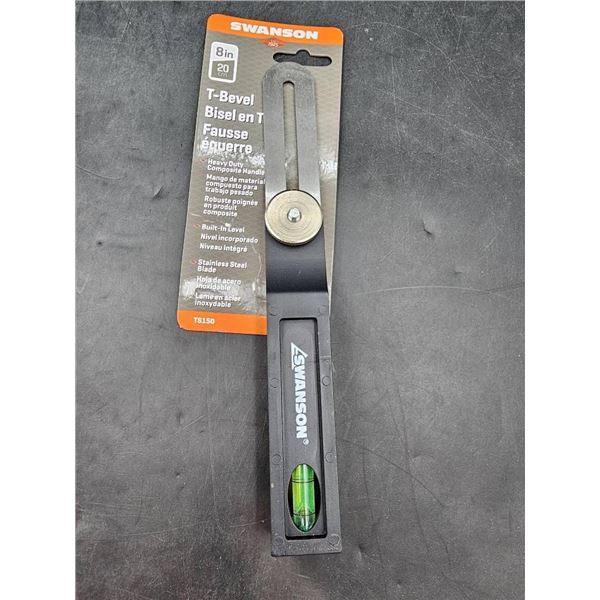 Swanson 8-Inch T-Bevel with Stainless Steel Blade, Model TS150