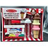 Image 1 : Melissa & Doug Ice Cream Play Set – 8 Pieces for Ages 3+ – Missing 3 pc