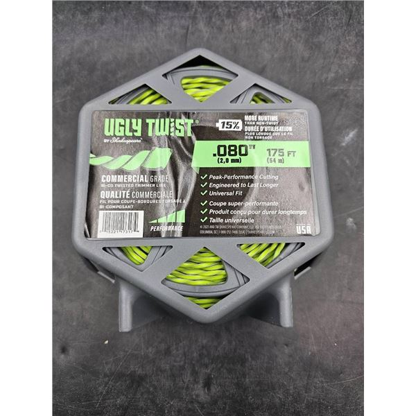 Ugly Twist 0.080 Inch Trimmer Line, 175 Feet