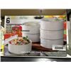 Image 2 : Set of 6 Signature Microwavable Bowls with Lids
