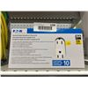 Image 2 : Eaton 15 A Tamper-Resitant White Residential Grade Decorator Duplex Outlets â€“ 10