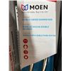 Image 3 : Moen Double Curved Shower Rod in Chrome Finish