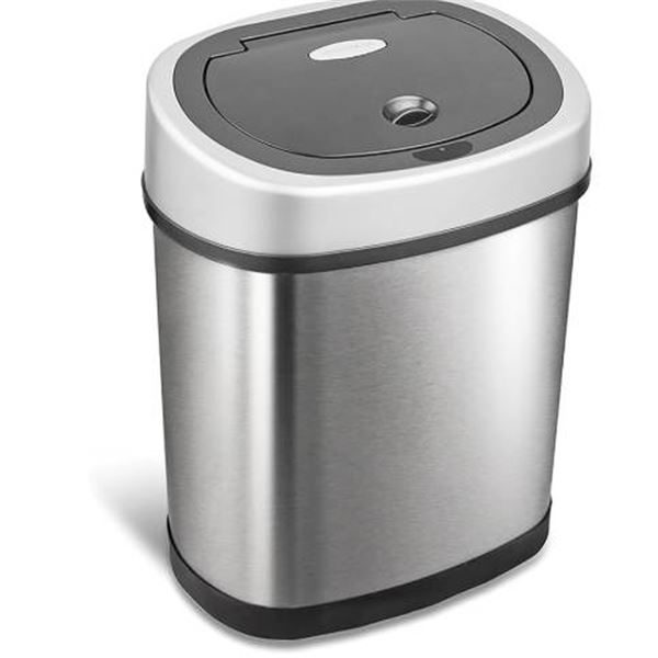 Ninestars Motion Sensor Trash Can, 3.2 Gallon (12L)