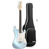 Image 1 : Donner Strat Style Electric Guitar, DST-152R 39â€³ Electric Guitar KitÂ with Soft Case