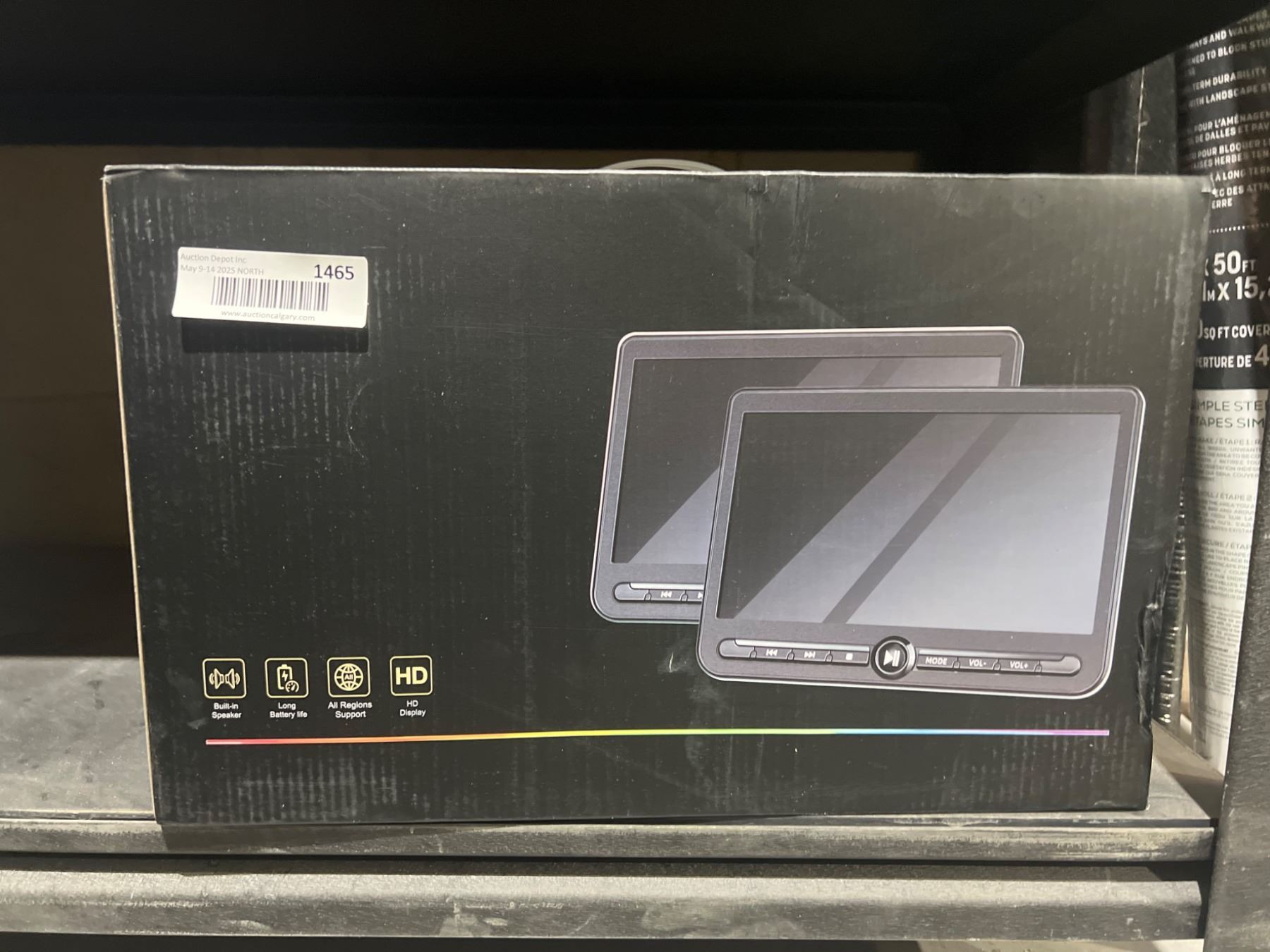 Two Car DVD Players, Model HD1013B-03, Display HD