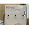 Image 2 : Brightech Ambience Pro Globe LED String Lights, 26 ft, Black Wire