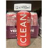 Image 2 : 12x473ml Clean Cause Sparkling Yerba Mate â€“ Watermelon Mint Flavor