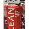 Image 3 : 12x473ml Clean Cause Sparkling Yerba Mate â€“ Watermelon Mint Flavor