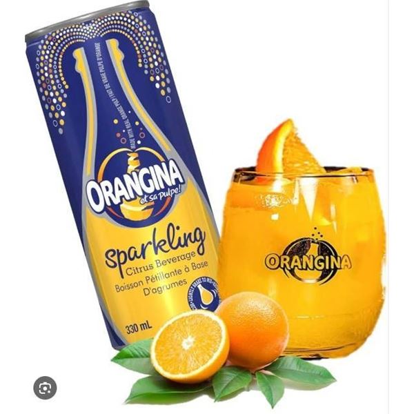 Orangina Beverage Lot â€“ 24 x 330 mL Cans