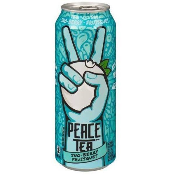 Peace Tea Sno-Berry Frutzquet 695 mL Cans, Lot of 12