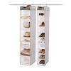Image 1 : Neatfreak Set of 2 Hanging Closet Organizers With 6-Shelf and 10-Shelf Units