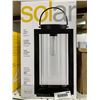 Image 2 : Sun Soaked Creations Solar LED Tabletop Lantern, Vintage-Style Design, 20.3 cm x 47.1 cm