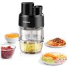 Image 1 : Cusimax CMFS-9071 Food Slicer, Black, 250W, 120V